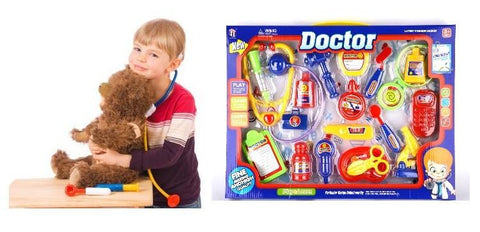 19 pjesių daktaro žaislų rinkinys