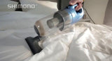 Shimono dulkių siurblys - HEPA filtras, galinė įleidimo galia (pro-ciklonas) (vaizdo įrašas)